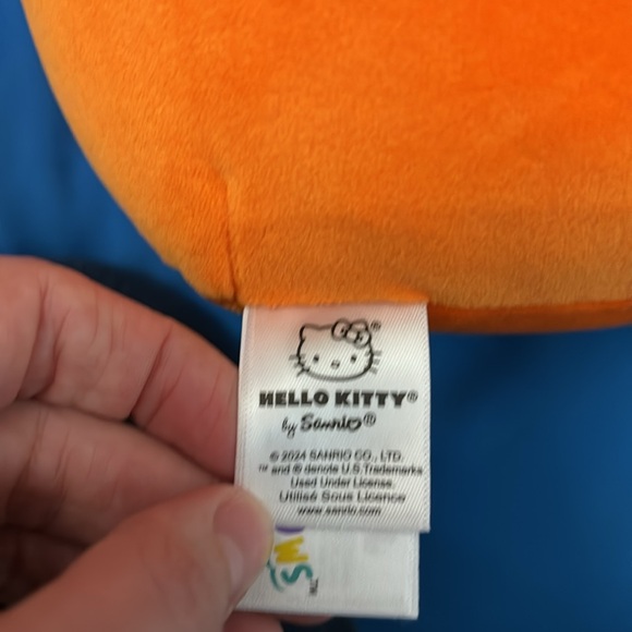 Original SquishMallows Hello Kitty Pumpkin Size 8 “ Inch NWTS - Picture 6 of 10